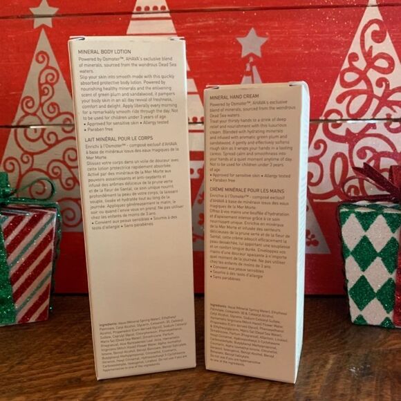 AHAVA DeadSea Water Mineral Body Lotion and Hand Cream Set *NIB* - Picture 2 of 11